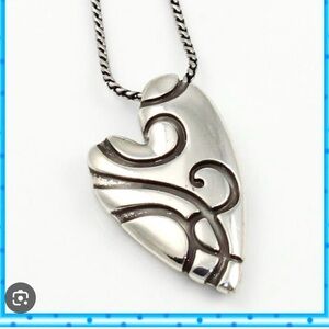 Brighton Elegant Silver Heart Pendant Necklace